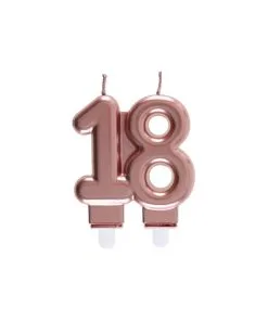 BOUGIE 18 ROSE_GOLD 9X7.5CM