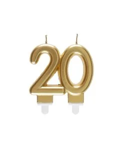 BOUGIE 20 OR 9X7.5CM