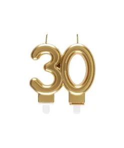 BOUGIE 30 OR 9X7.5CM