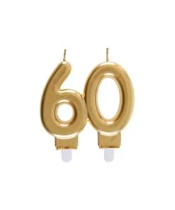 BOUGIE 60 OR 9X7.5CM