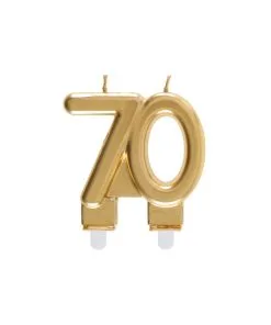 BOUGIE 70 OR 9X7.5CM