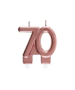 BOUGIE 70 ROSE_GOLD 9X7.5CM