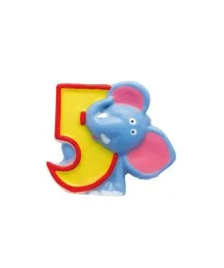 Bougie Chiffre 5 Safari