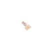 BOUGIE CHIIFRE 3 BOUGIE METALLISEE SUR PIC ROSE GOLD 4.2CM
