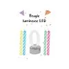 BOUGIE CLIGNOTANTE CHIFFRE 0