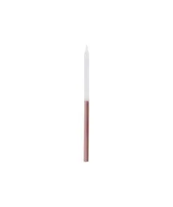 BOUGIE X12 BLANC ROSE GOLD (13cm)