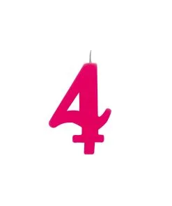 Bougies Fuchsia 9.5 CM