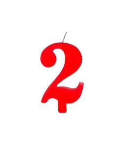 Bougies Rouge 9.5 CM