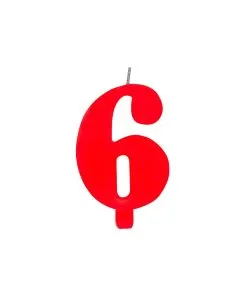 Bougies Rouge 9.5 CM