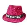 CHAPEAU HAPPY BIRTHDAY SPARKLING FUSCHIA