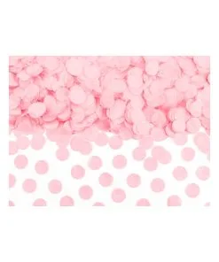 CONFETTIS ROND PAPIER ROSE_PALE 15GR