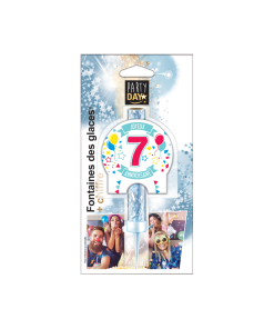 FONTAINE CHIFFRE 7 12 CM