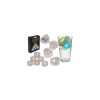 Glaçons Lumineux Coeur X6 (avec Led - 4x3x3cm)