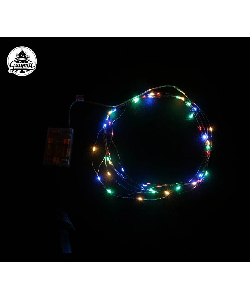 Guirlande 50 Led Multifonction/ Av Piles 1 Guirlande 50 Led Multifonction/ Av Piles