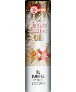 Jet De Scène Or 30 Sec. (hauteur 2 Mètres)