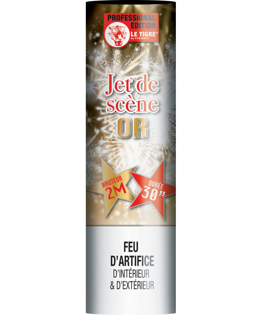 Jet De Scène Or 30 Sec. (hauteur 2 Mètres) 1 Jet De Scène Or 30 Sec. (hauteur 2 Mètres)