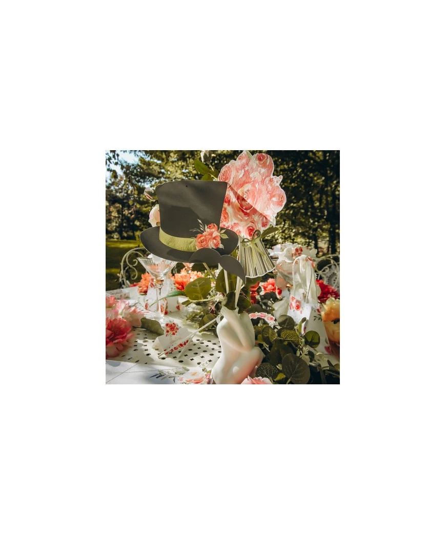 Kit Photobooth Romantique 10 Pieces 2 Kit Photobooth Romantique 10 Pieces – Image 2