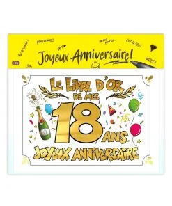 LIVRE D'OR 18 ANS
