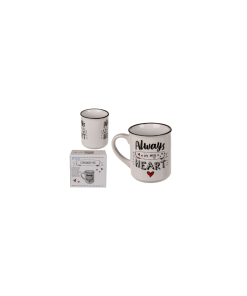 Mug Always In My Heart (8.5x10cm)