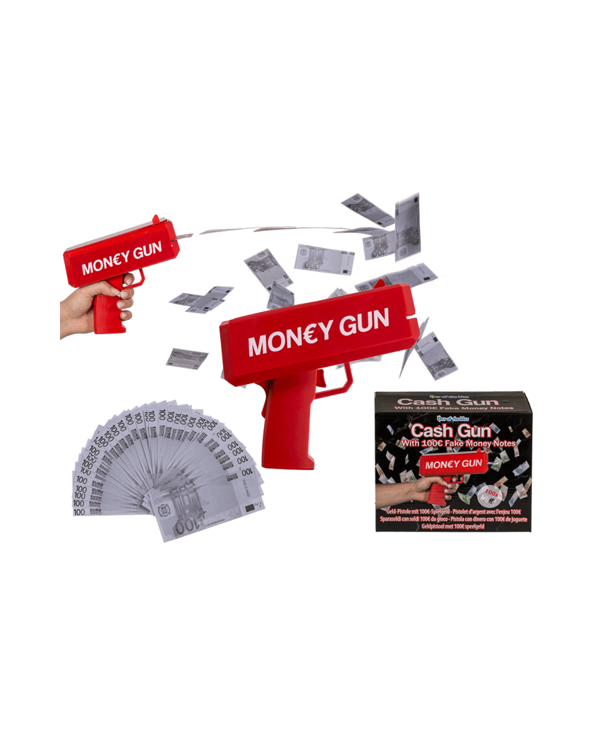 Pistolet 100 Billets € 20X8X16CM (3Piles) 1 Pistolet 100 Billets € 20X8X16CM (3Piles)
