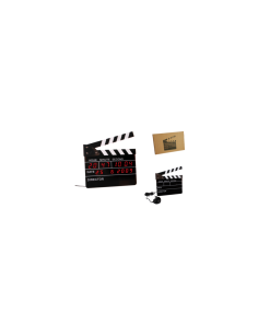 Réveil Clap De Cinéma (22x22 Cm, Avec Support)