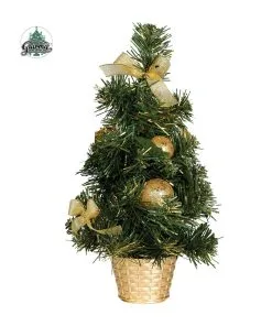 Sapin Décoré Or 40CM