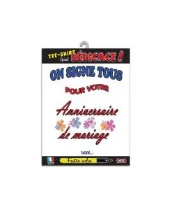 Tee-Shirt Anniversaire De Mariage